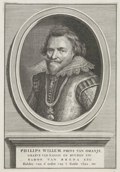 Portrett av Philip William, Prince of Orange av Bernard Picart