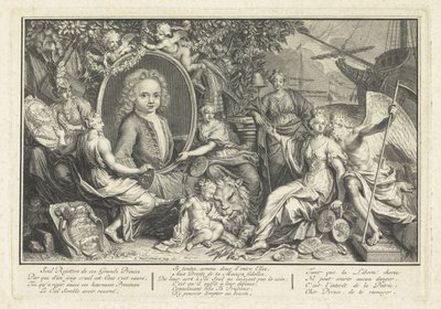 Portrett av William IV, prins av Orange-Nassau av Bernard Picart