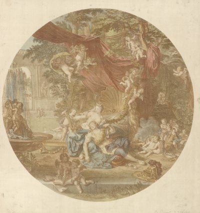 Rinaldo i Armida av Bernard Picart