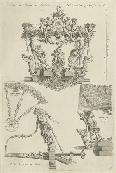 Hertugen av Ossunas statskarjol, 1713 av Bernard Picart