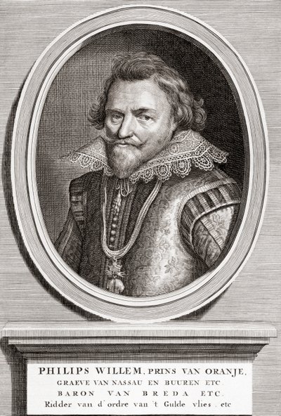 portrett av Philip William, Prince of Orange (1554-1618) av Bernard Picart