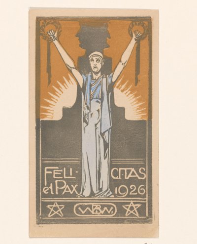Happiness and Peace 1926 (originaltittel på objekt) av Bernard Willem Wierink