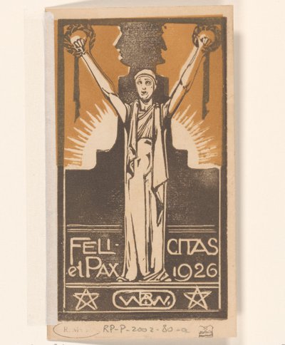 Happiness and Peace 1926 (originaltittel på objekt) av Bernard Willem Wierink