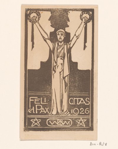 Happiness and Peace 1926 (originaltittel på objekt) av Bernard Willem Wierink