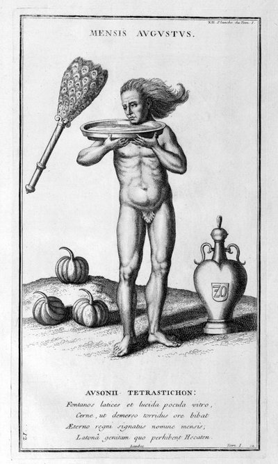 En representasjon av august 1757 av Bernard de Montfaucon