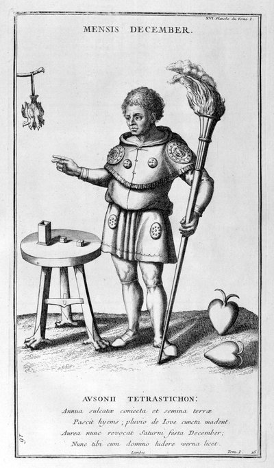 En representasjon av desember 1757 av Bernard de Montfaucon