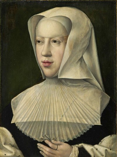 Portrett av Margaret av Østerrike 1480-1530. av Bernard van Orley