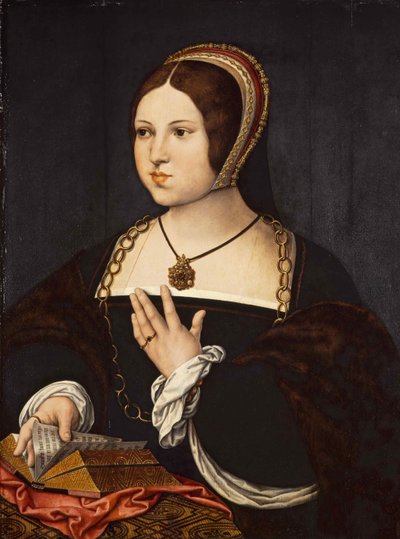 Portrett av Marie Haneton, ca 1518. av Bernard van Orley