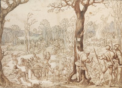 Deler ut spillet, 1525-1535 av Bernard van Orley