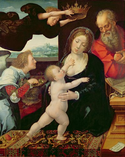 Den hellige familie, 1522 av Bernard van Orley