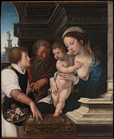 Den hellige familie, ca 1521. av Bernard van Orley