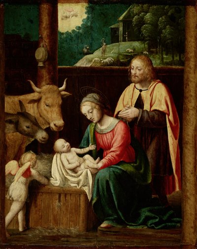 Kristi fødsel av Bernardino Luini