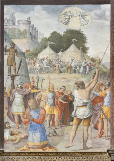 Martyrium av Saint Maurice av Bernardino Luini