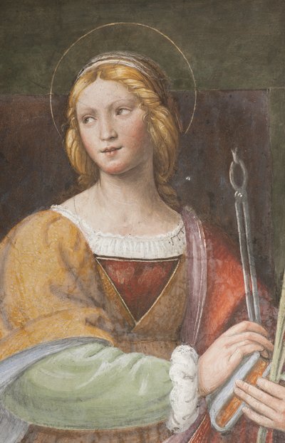 Saint Apollonia, ca. 1522-25 (detalj av 3497192) av Bernardino Luini