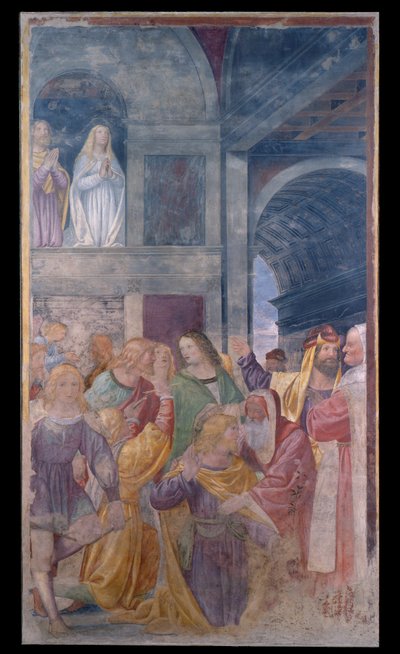 St. Joseph er valgt som Jomfruens brudgom av Bernardino Luini