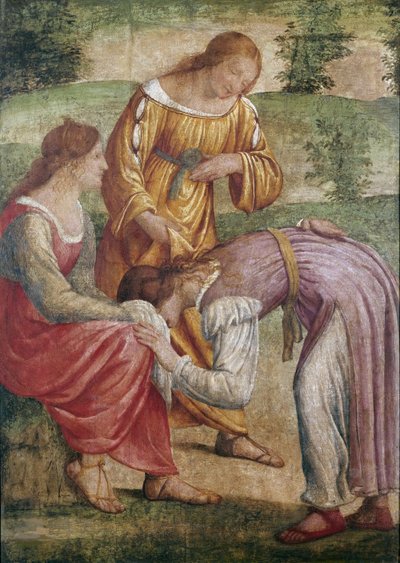 The Game of the Golden Cushion The Game of the Golden Pillow, ca 1514. av Bernardino Luini