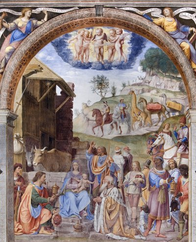 Jesu liv: «De vise menns tilbedelse» av Bernardino Luini