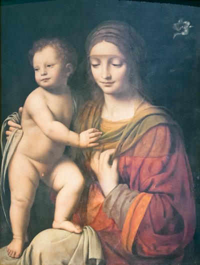 Jomfru og barn av Bernardino Luini