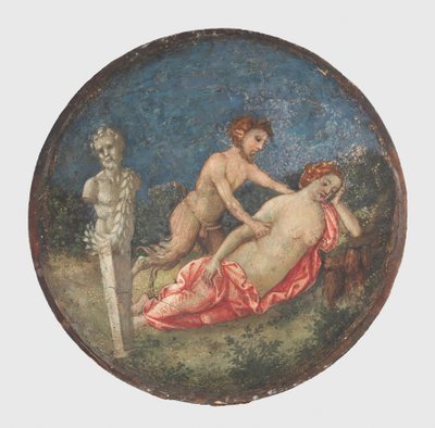 Jupiter og Antiope, ca. 1509. av Bernardino Pinturicchio