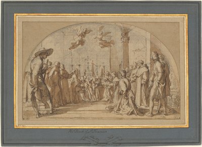 Den salige Buonagiunta Manettis død av Bernardino Poccetti