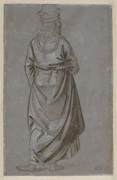 En mann sett bakfra av Bernardino di Betto Pinturicchio