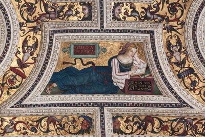 Persian Sibyl, detalj av The Sibyls (fresco av Bernardino di Betto Pinturicchio