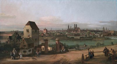 München sett fra Haidhausen av Bernardo Bellotto