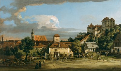 Pirna: The Obertor from the South, ca. 1760 (olje på lerret) av Bernardo Bellotto