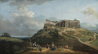 Festningen Königstein av Bernardo Bellotto