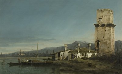 Tårnet i Marghera av Bernardo Bellotto