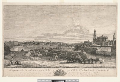 Utsikt over Dresden, 1748. av Bernardo Bellotto