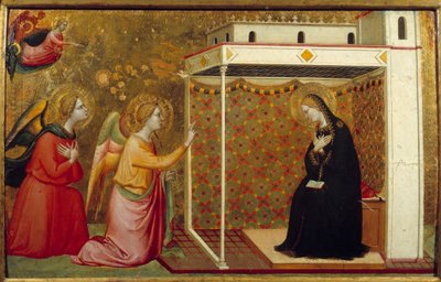 Kunngjøring. Maleri av Bernardo Daddi (? - 1355) Ec. Ital. av Bernardo Daddi