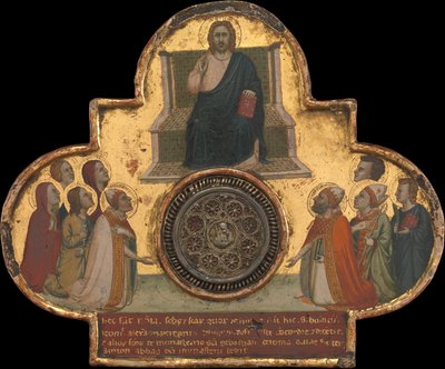 Kristus på tronen med de hellige, ca. 1325. av Bernardo Daddi