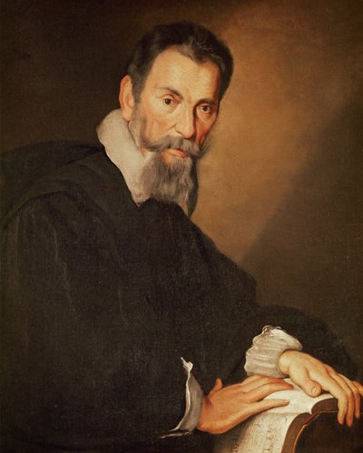 Claudio Monteverdi (olje på lerret) av Bernardo Strozzi