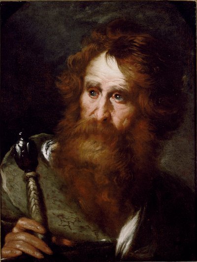 Saint Paul-maleri av Bernardo Strozzi (1581-1644) Genes Gallery of Palazzo Rosso av Bernardo Strozzi