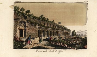Ruinene av stadion i Efesos, Hellas av Bernardoni Bernardoni