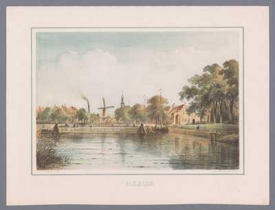 Bybilde i Alkmaar Alkmaar (serietittel på objekt) av Bernardus Gerardus ten Berge