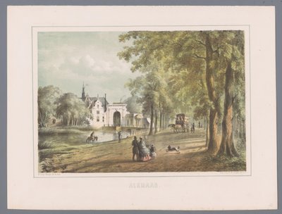 Bybilde i Alkmaar Alkmaar (serietittel på objekt) av Bernardus Gerardus ten Berge