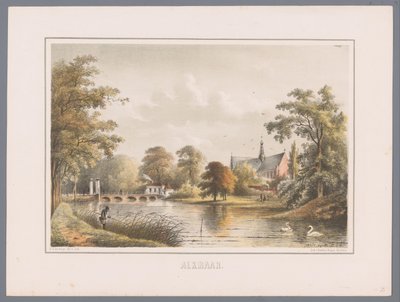 Bybilde i Alkmaar Alkmaar (serietittel på objekt) av Bernardus Gerardus ten Berge