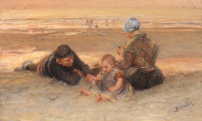Den lykkelige familien av Bernardus Johannes Blommers or Bloomers