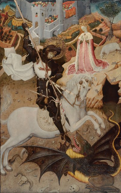 Saint George dreper dragen, 1434-1435 av Bernat Martorell the Elder