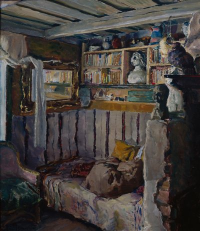 Uten tittel (olje på lerret) av Bernhard Dorotheus Folkestad