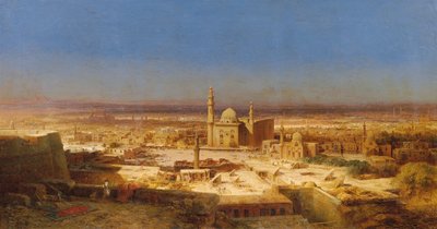 Utsikt over Kairo av Bernhard Fiedler