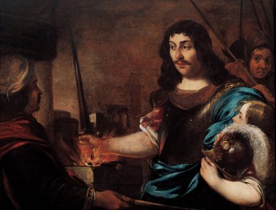Heltemotet til Caius Mucius Scaevola av Bernhard Keil