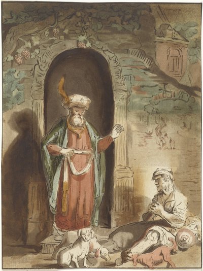 Den rike mannen og den fattige Lasarus av Bernhard Schreuder