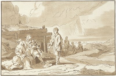 Selskap i sanddynene av Bernhard Schreuder