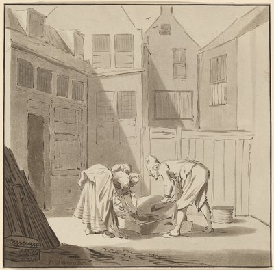 Hog Slaughterers, 1778, utgitt 1787. av Bernhard Schreuder