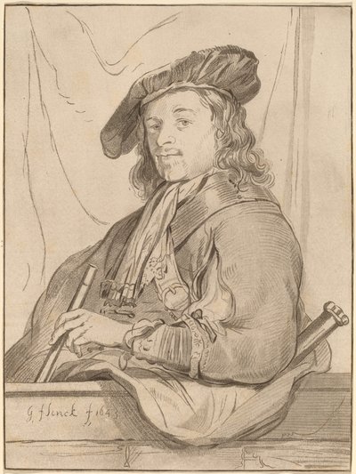 Man at the Parapet, 1773, publisert 1774. av Bernhard Schreuder