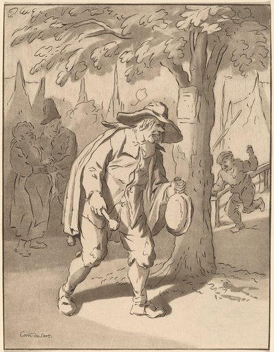 Town Crier, 1776, utgitt 1777. av Bernhard Schreuder