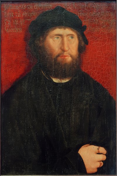 Portrett av Johann I. Greve av Montfort-Rothenfels av Bernhard Strigel